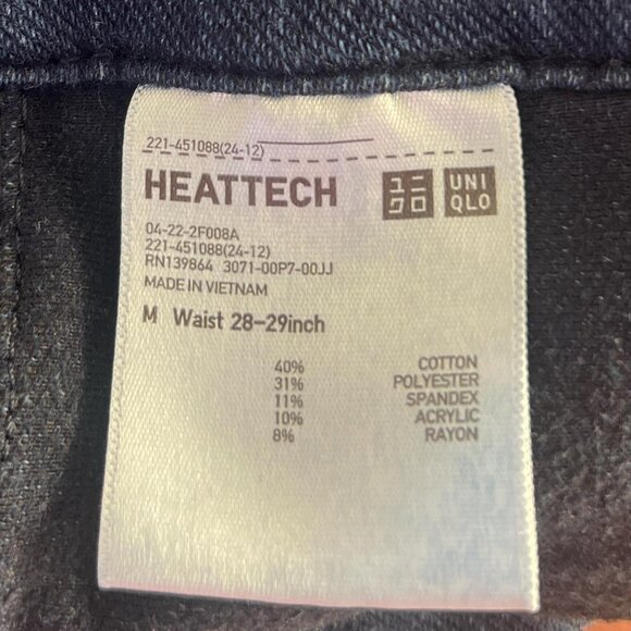 UNIQLO Women's Navy and Blue Jeans - Picture 4 of 4